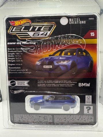 Hot Wheels 1:64 - Modelauto - BMW M3 Touring - Hot wheels