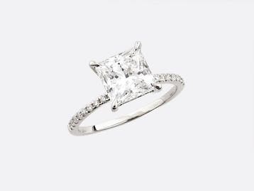 Zonder minimumprijs - Ring - 14 karaat Witgoud - 2.63ct. tw., Nieuw