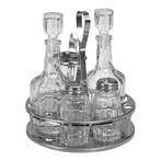 Menage | 5-delig | RVS/Glas | 170(h)mm EMGA, Verzenden