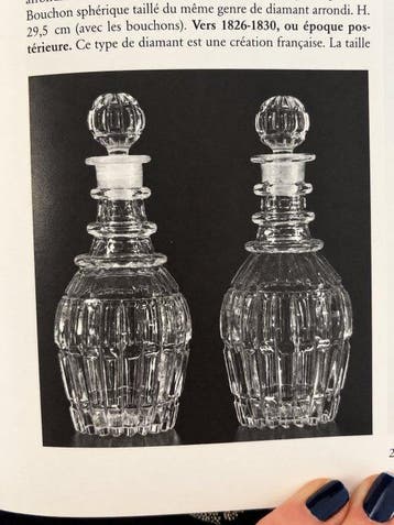 Baccarat - Carafe - Service à Bamboo - Cristal