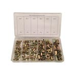 Blindklinkmoeren assortiment Staal 150 delig, Verzenden, Nieuw