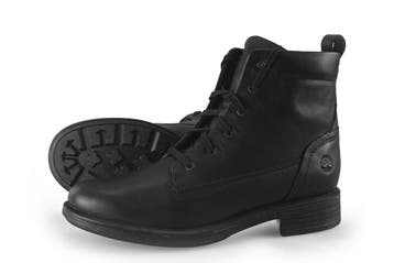 Timberland Veterboots in maat 39½ Zwart, Verzenden, Boots, Zo goed als nieuw, Timberland