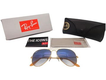 Veiling - Ray-Ban | Iconische Gouden Aviator Zonnebril, Nieuw