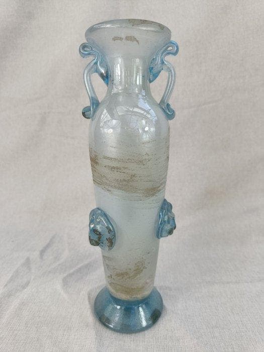 Vase - Verre de Murano - Technique Scavo, Antiquités & Art, Curiosités & Brocante