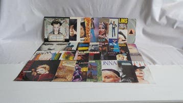 Michael Jackson, Sting, Madonna - Lot 30 Vinyles 7 single -