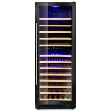 Wijnkoelkast | 387L (135x 75cl) | Zwart | 2 Zones |, Verzenden, Nieuw in verpakking