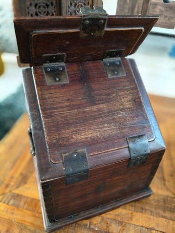 Sieradendoos - Spiegel, Elm - Sieraden kastje Azië