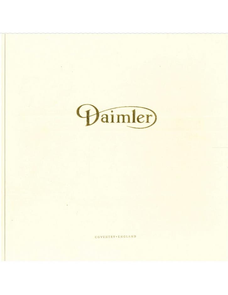 2000 DAIMLER SUPER V8 BROCHURE DUITS, Boeken, Auto's | Folders en Tijdschriften