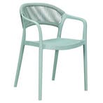 Stoel | PVC Rotan/Kunststof | Groen | In-/Outdoor |, Verzenden