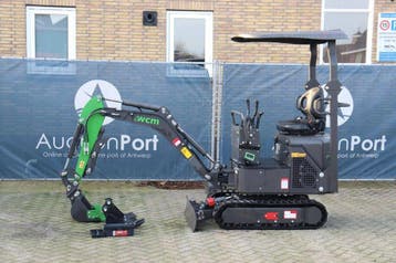 Veiling: Minigraver WCM CTX8010 Diesel 2023 Nieuw, Ophalen