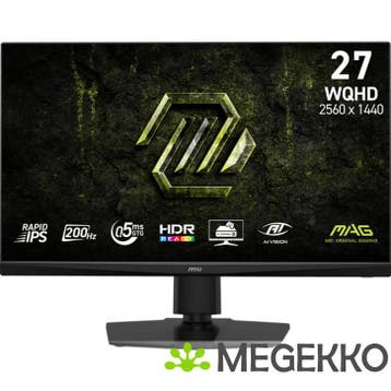 MSI MAG 272QPF E20 27  Quad HD 200Hz Rapid IPS Gaming, Verzenden, Nieuw