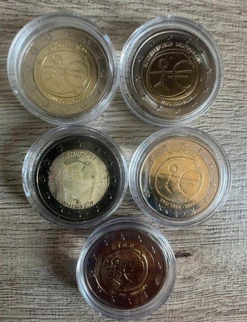 Europa. 2 Euro 2009 10 Years E.M.U. (20 coins) (Zonder