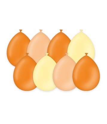 Gekleurde Flower Power Ballonnen 30cm 8st, Verzenden, Nieuw