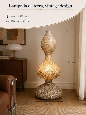 Lamp - glasvezel - Vloerlamp