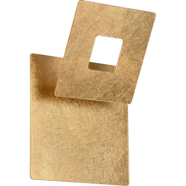 LED Wandlamp Trion Marina - Gouden Metalen Vloerlamp - Warm, Huis en Inrichting, Lampen | Wandlampen, Nieuw, Verzenden