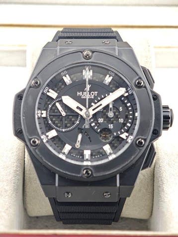 Hublot - King Power Black Magic - 709.CI.1770.RX - Homme -, Nieuw