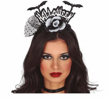 Halloween Haarband Halloween Vleermuizen En Bloem, Verzenden