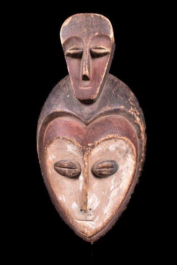 Masker - Kwele - Gabon (Zonder minimumprijs), Antiek en Kunst