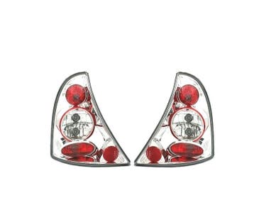 Feux Arrière Pour Renault Clio 2 98-01 Fond Chromé, Verzenden, Nieuw