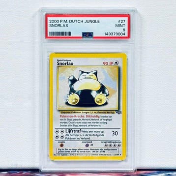 Pokémon Graded card - SNORLAX #27 - Pokémon - PSA 9, Nieuw