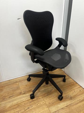 Refurbished Herman Miller Mirra 2 Volledig Graphite, Verzenden, Bureaustoel