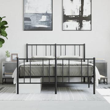 vidaXL Nachtkastjes met glazen deuren 2 st 35x37x50 cm, Huis en Inrichting, Verzenden, Nieuw