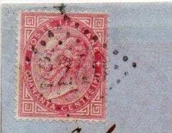 Royaume d’Italie 1866 - Lettre de Gênes à Marseille 40c.