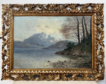Robaldo Casalini Baldelli (1866–1932) - Paesaggio lacustre