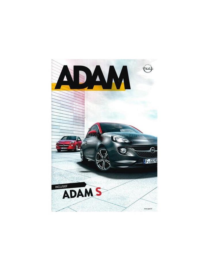 2016 OPEL ADAM BROCHURE NEDERLANDS, Livres, Autos | Brochures & Magazines