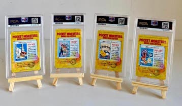 Pokémon - 4 Graded card (1999 CARDDASS VENDING SERIES 8), Nieuw