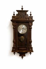 Horloge murale - Mec - Bois, Laiton - 1950-1960