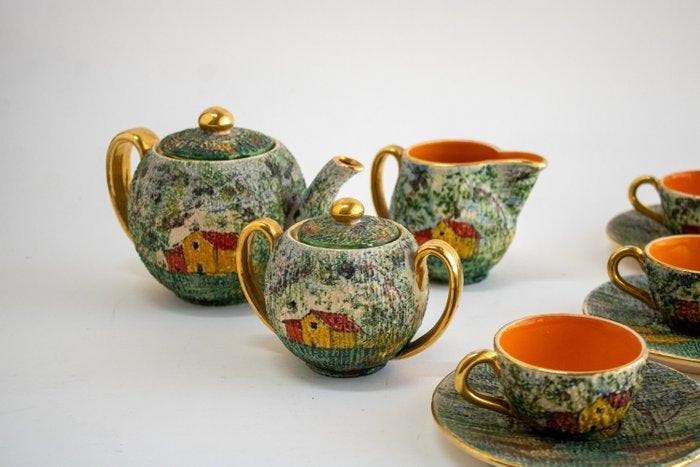 F.lli C.C. - Koffieservies - brocca zuccheriera lattiera, Antiek en Kunst, Curiosa en Brocante