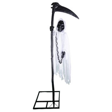 Animatronic Halloween Decoratie Grim Reaper 180cm Licht, Nieuw
