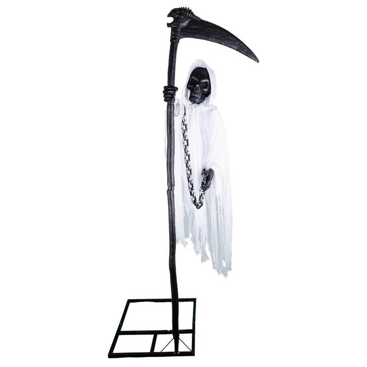 Animatronic Halloween Decoratie Grim Reaper 180cm Licht, Kinderen en Baby's, Speelgoed | Poppen