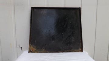 Origineel bord uit de USSR - Vintage Soviet Enamel Veteran