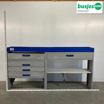 Sortimo alu bedrijfswagen inrichting 2290x360x1165mm (3140), Verzenden, Gebruikt