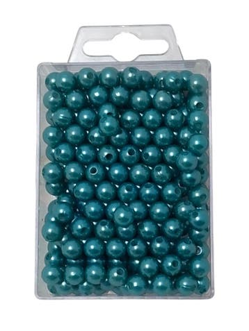 Parels rijgparels HR nr 27 Turquoise 8 mm, Nieuw