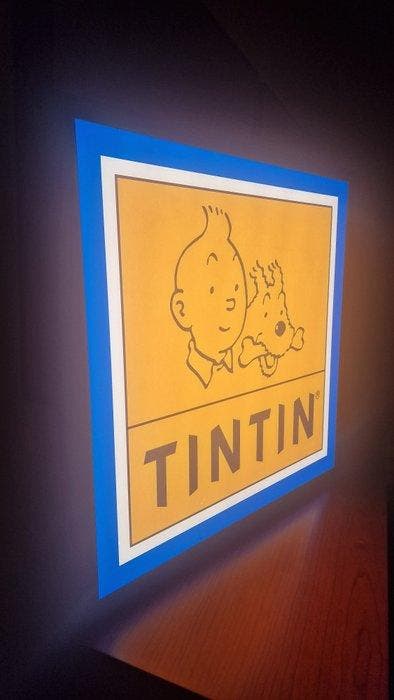 Wanddecoratie - Tintin Lichtreclame PLV - Boutique Tintin -, Livres, BD | Comics