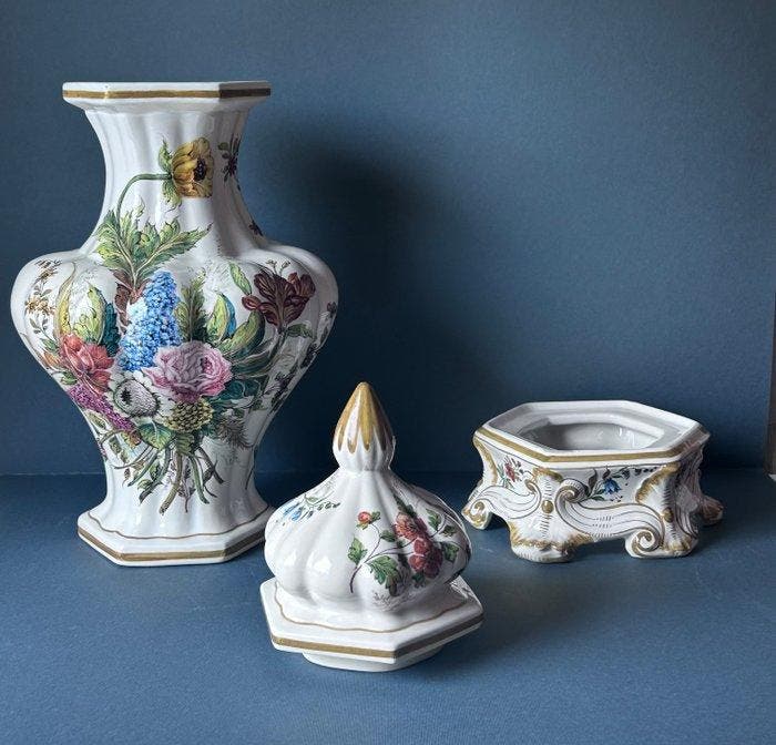 AZ.NOVE - Tafelmiddenstuk - Keramiek - Centerstukvaas, Antiek en Kunst, Curiosa en Brocante