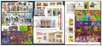 Espagne 2002/2002 - Espagne. Année complète 2002, Timbres & Monnaies