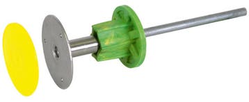 Dehn Borne de terre fixe Accessoire M10 M12 V4A StZn -, Verzenden