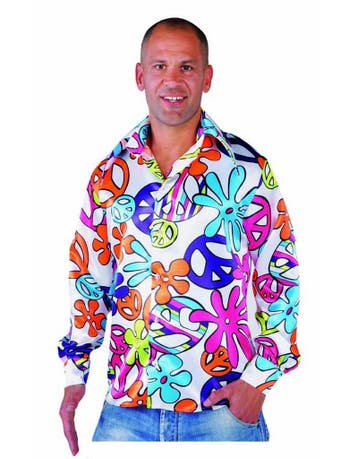 Hemd jaren 70 disco hippie, Ophalen of Verzenden, Nieuw