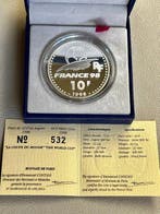 Frankrijk. 10 Francs 1998 Coupe du monde de football. Proof