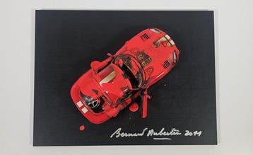 Bernard Aubertin (1934-2015) - Voiture Brùlée