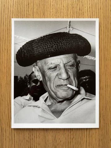 André Villers (1930-2016) - Pablo Picasso en toreador,, Antiquités & Art, Art | Peinture | Moderne