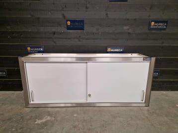 Wandkast | trespa | RVS | 150cm | horeca, Gebruikt