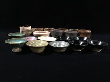 Japanese - Beeld, Collection of 20 Vintage Japanese Ceramic