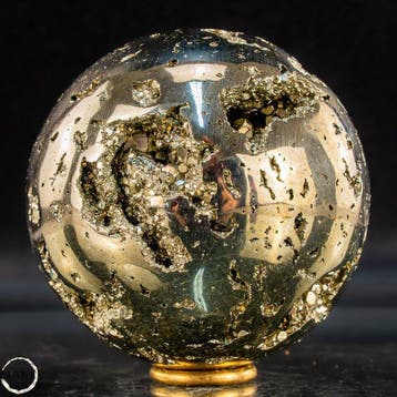 Topkwaliteit natuurlijk gouden pyriet Sphere- 1405.36 g