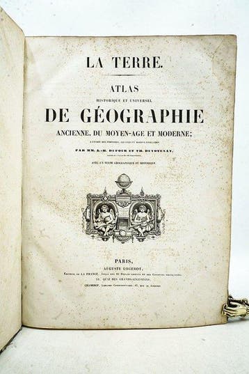 A.H. Dufour et Th. Duvotenay - La terre. Atlas historique et, Antiek en Kunst