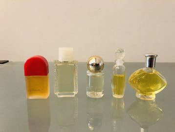 Lalique, Lagerfeld, Ellen Betrix, Cartier, Azzaro, Balahé